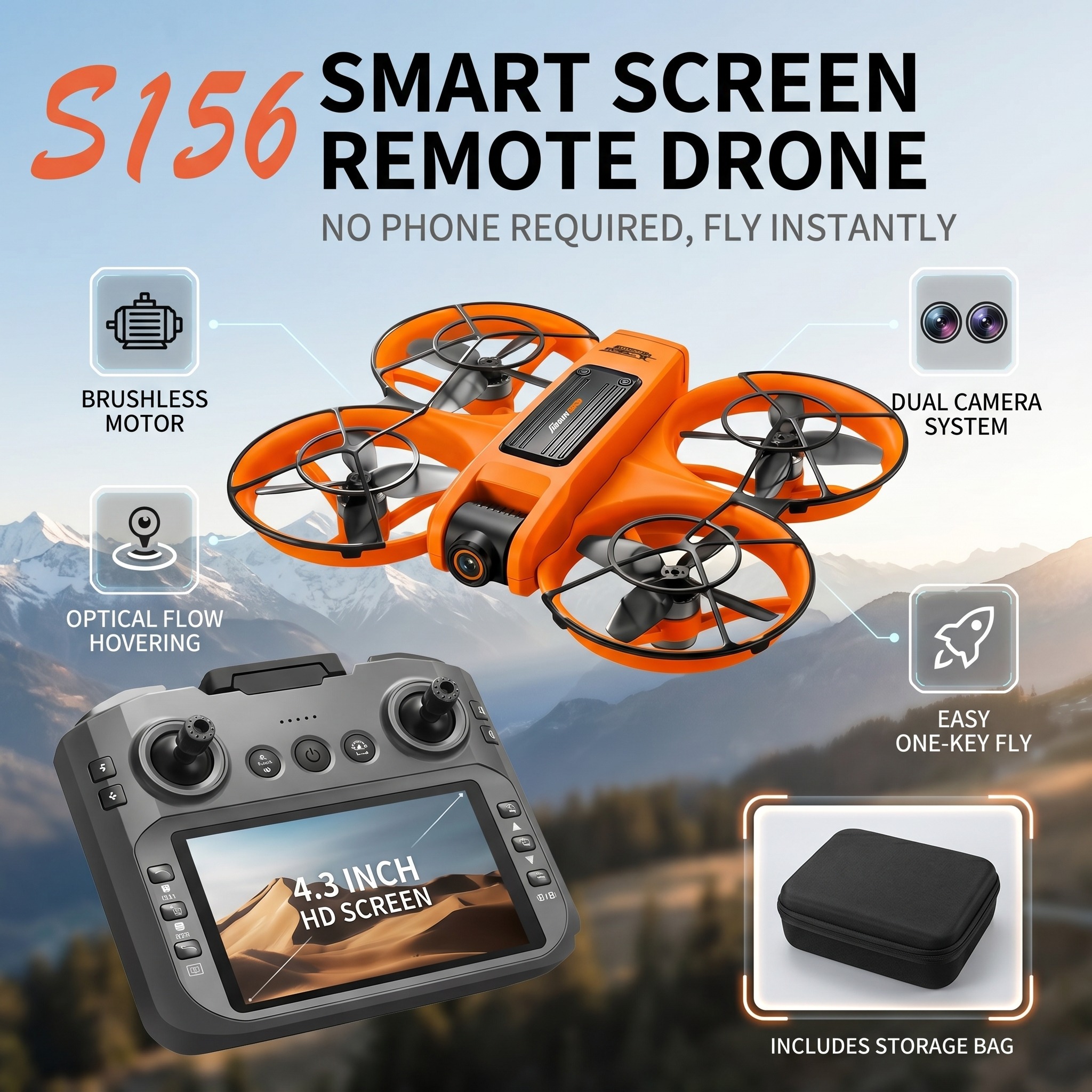 Drone Rc S156 - Professional Mini Drone S156 FPV 8K