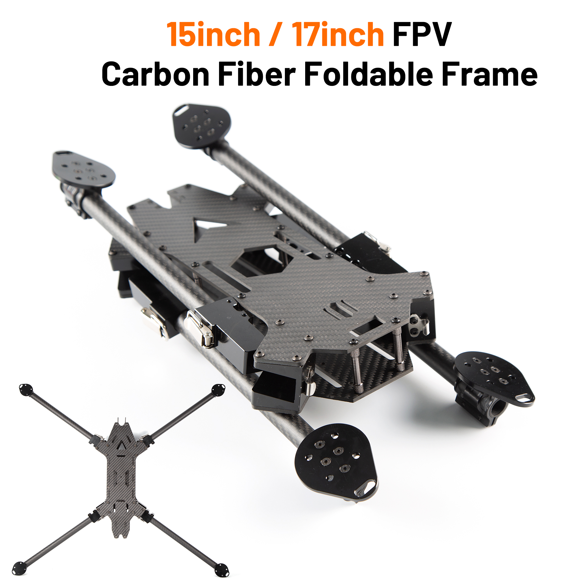 Drone Rc Leading - 15inch /17inch FPV Carbon Fiber Foldable