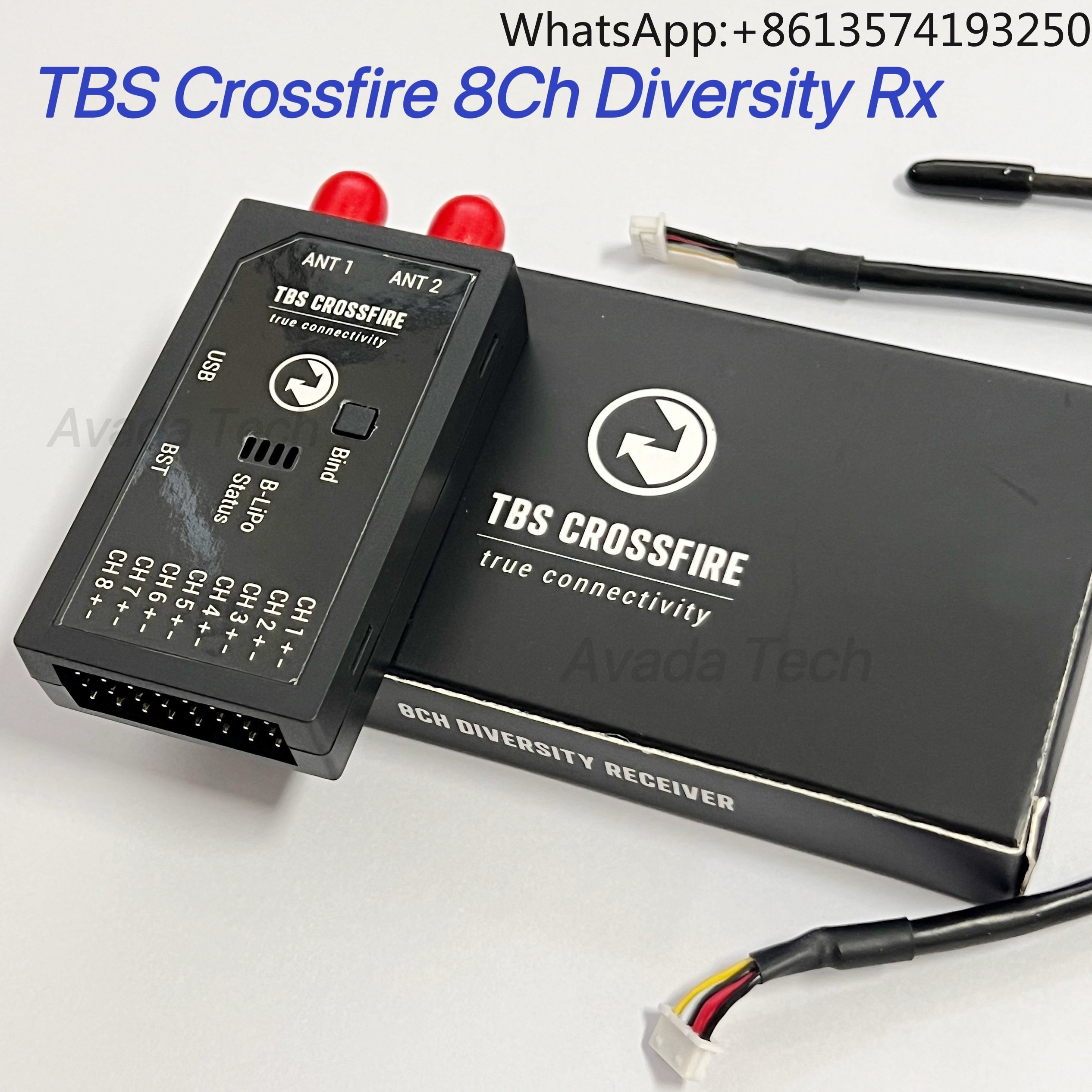 Crossfire Receiver Rx - TBS CROSSFIRE 8CH DIVERSITY RX Receiver