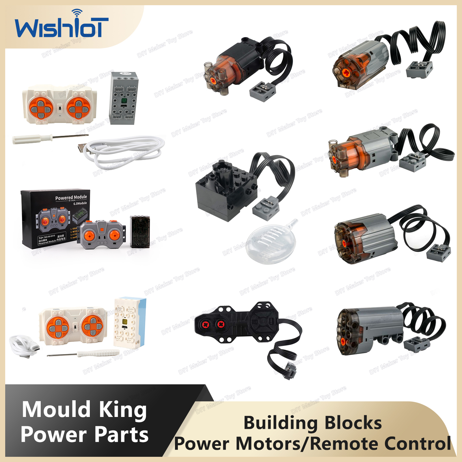 Drone Xl Rc - Mould King Power Functions Technical Parts