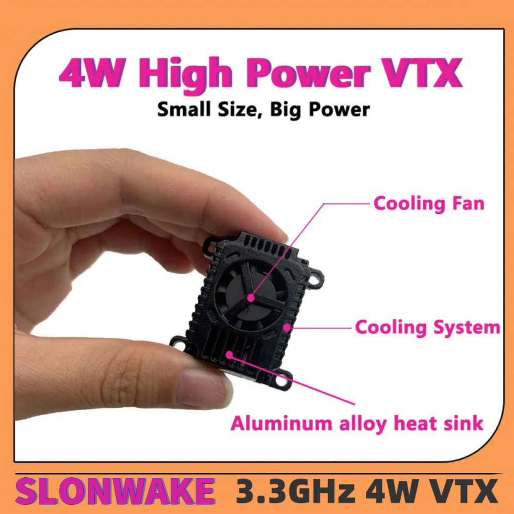 SLONWAKE FPV 3.3G 16CH 4000mW  - Drone And Car review and price