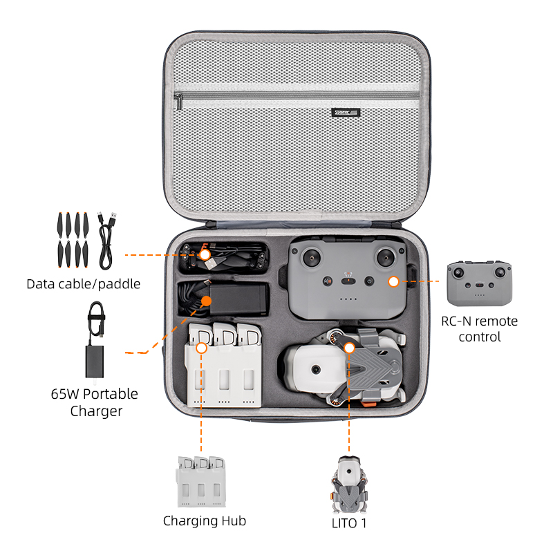 Portable Handheld Bag Nylon St - Drone Dji Rc N3 review and price