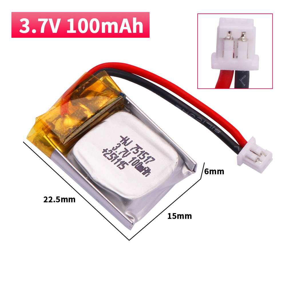 100mah 3.7V Lipo Battery FQ777 - Drone Fq777 Rc Quadcopter review and price