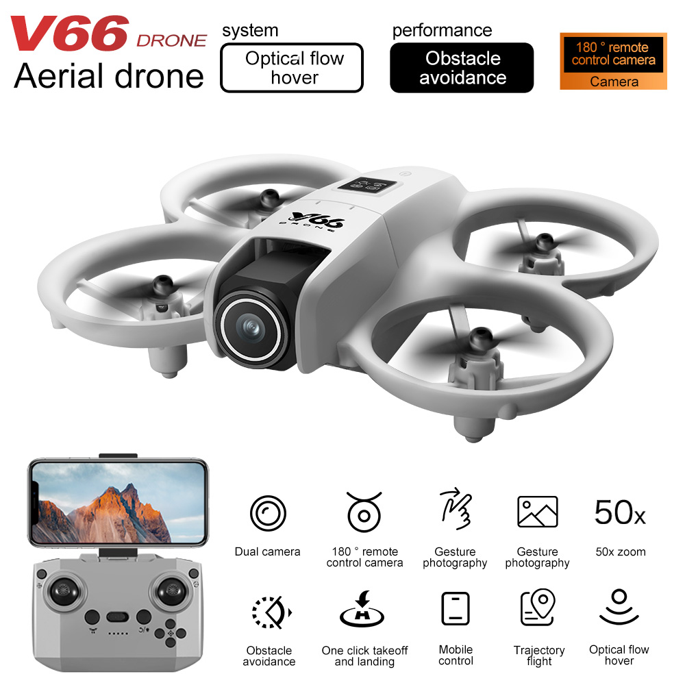 New V66 Mini Drone HD Camera 4 - Drone Rc Explorer review and price