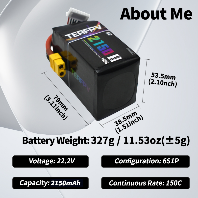 TERFPV Lipo Battery 6S 22.2V 1 - Drone Rc Leading review and price