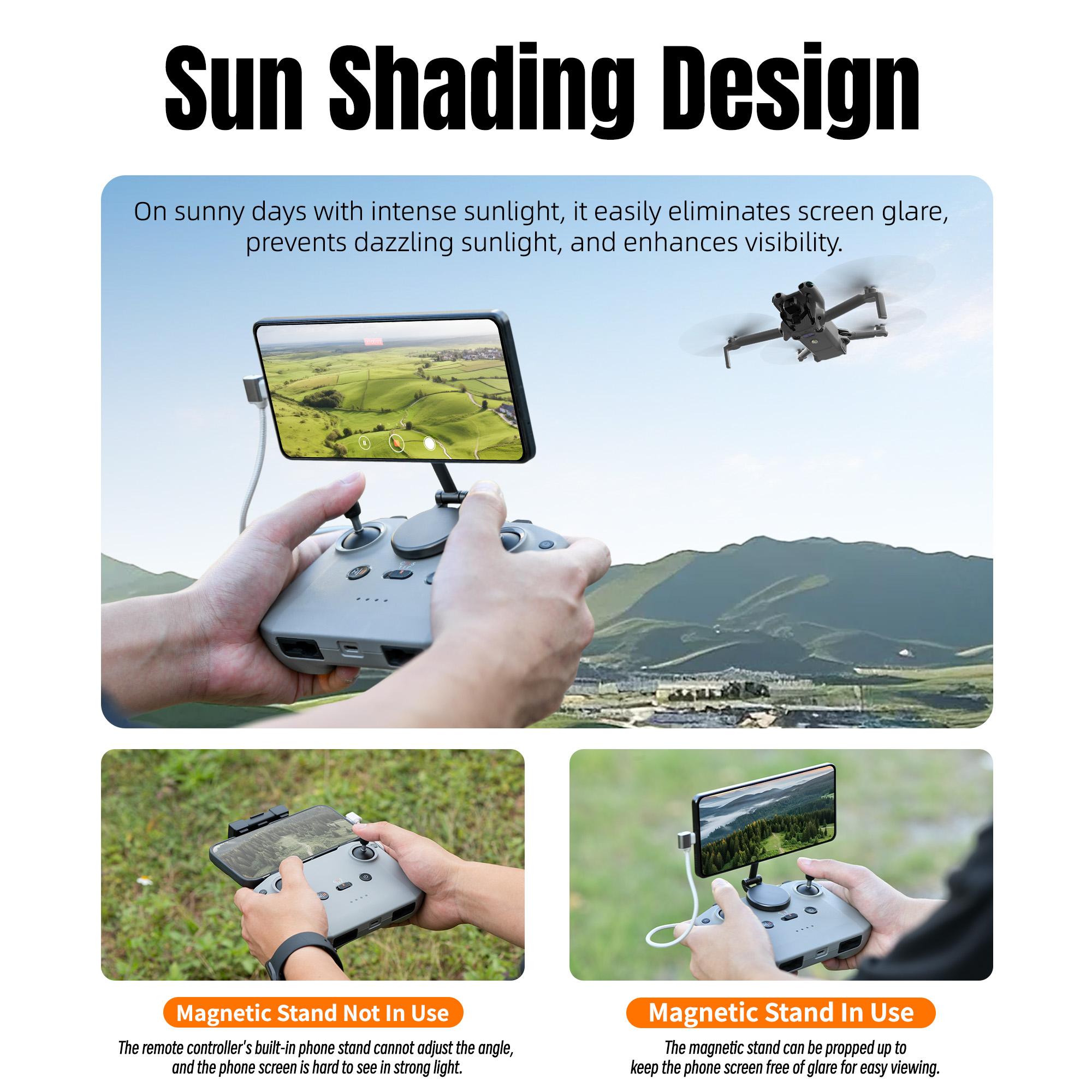 Adjustable Magnetic Phone Stan - Drone Dji Rc N3 review and price