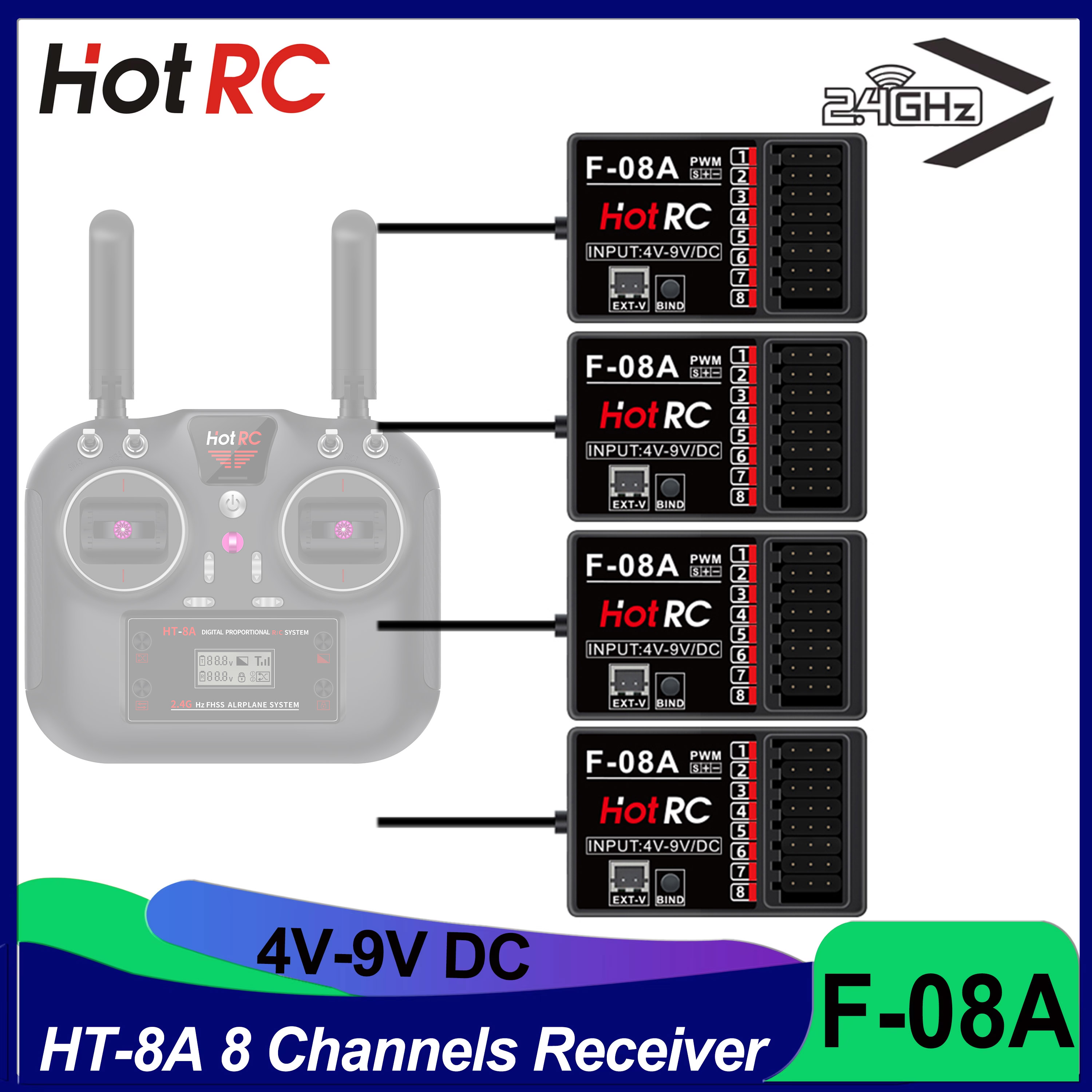 HOTRC RC Model Parts 8 Channel - Drone And Car review and price