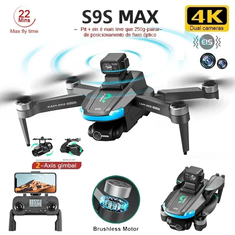 NEW S9S MAX MINI Drone 4K 2-Ax - Drone Rc Explorer review and price