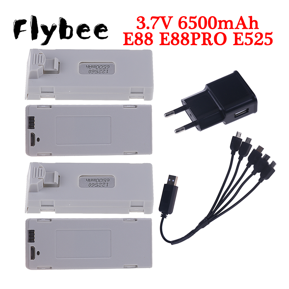 Original E88 Battery 3.7V 6500 - Drone Rc Leading review and price