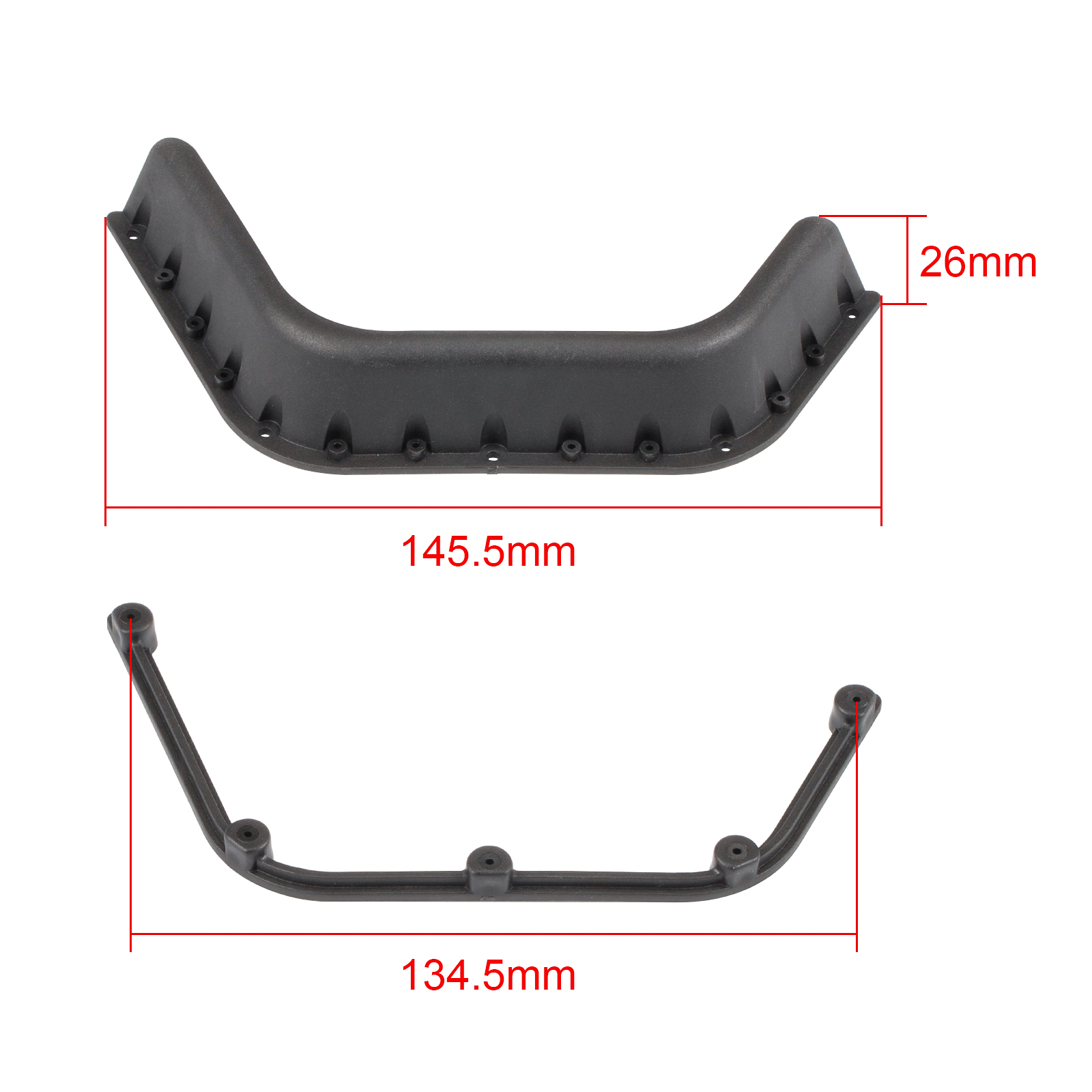 Plastic Wide Fender Flares Set - Rc Car Body Shell review and price