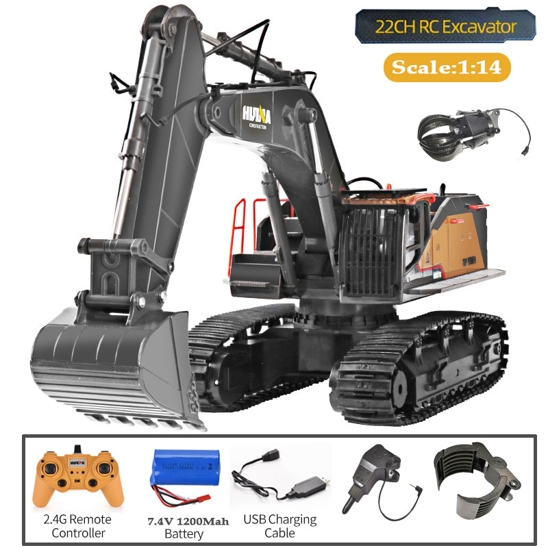 HUINA 1592 Alloy Excavator Tru - Drone Vera Rc review and price