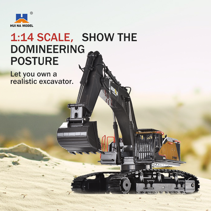 HUINA 1592 Alloy Excavator Tru - Drone Vera Rc review and price