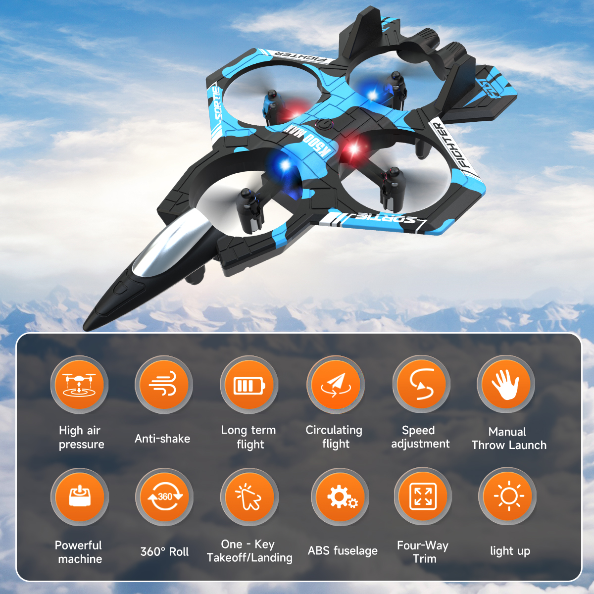 AXNEN K500 MAX RC Plane Fighte - Drone Vera Rc review and price
