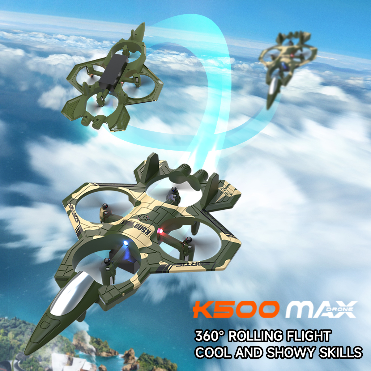 AXNEN K500 MAX RC Plane Fighte - Drone Vera Rc review and price