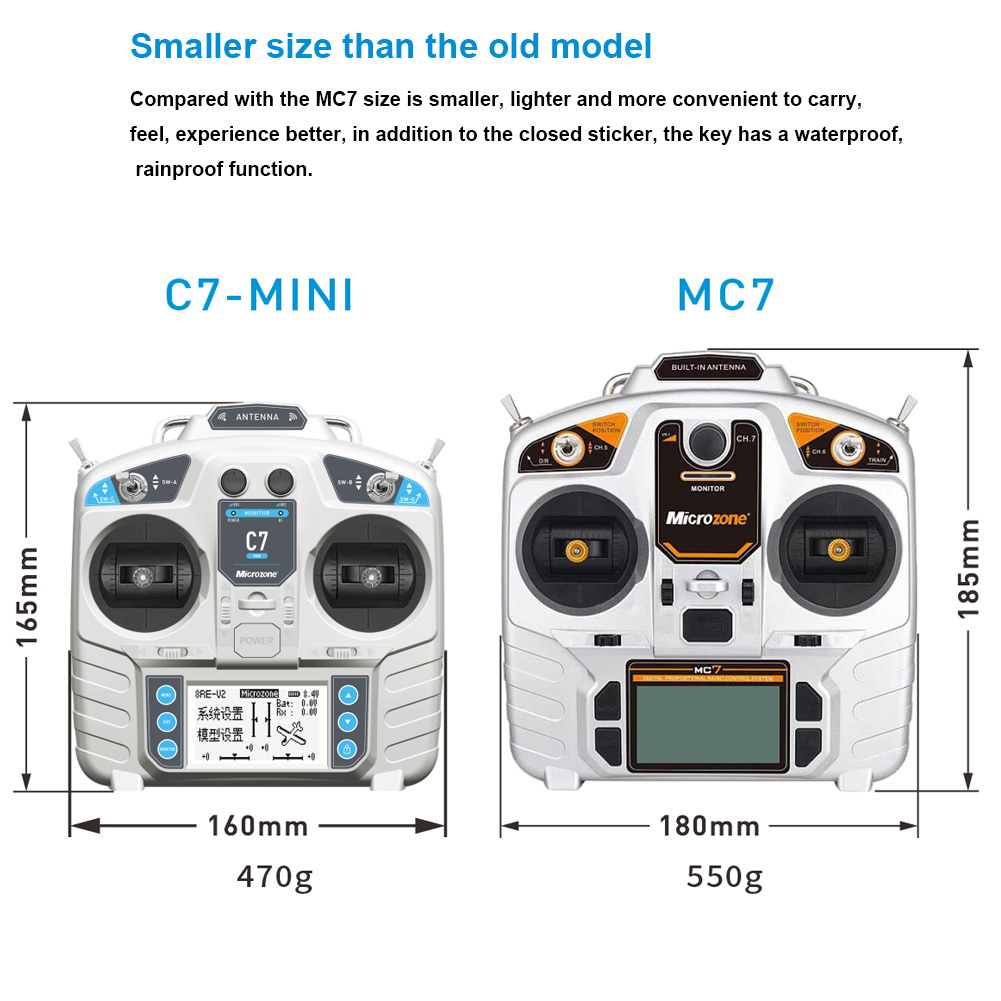 MicroZone MC7 Controller C7 MI - Drone Helicopter Rc review and price