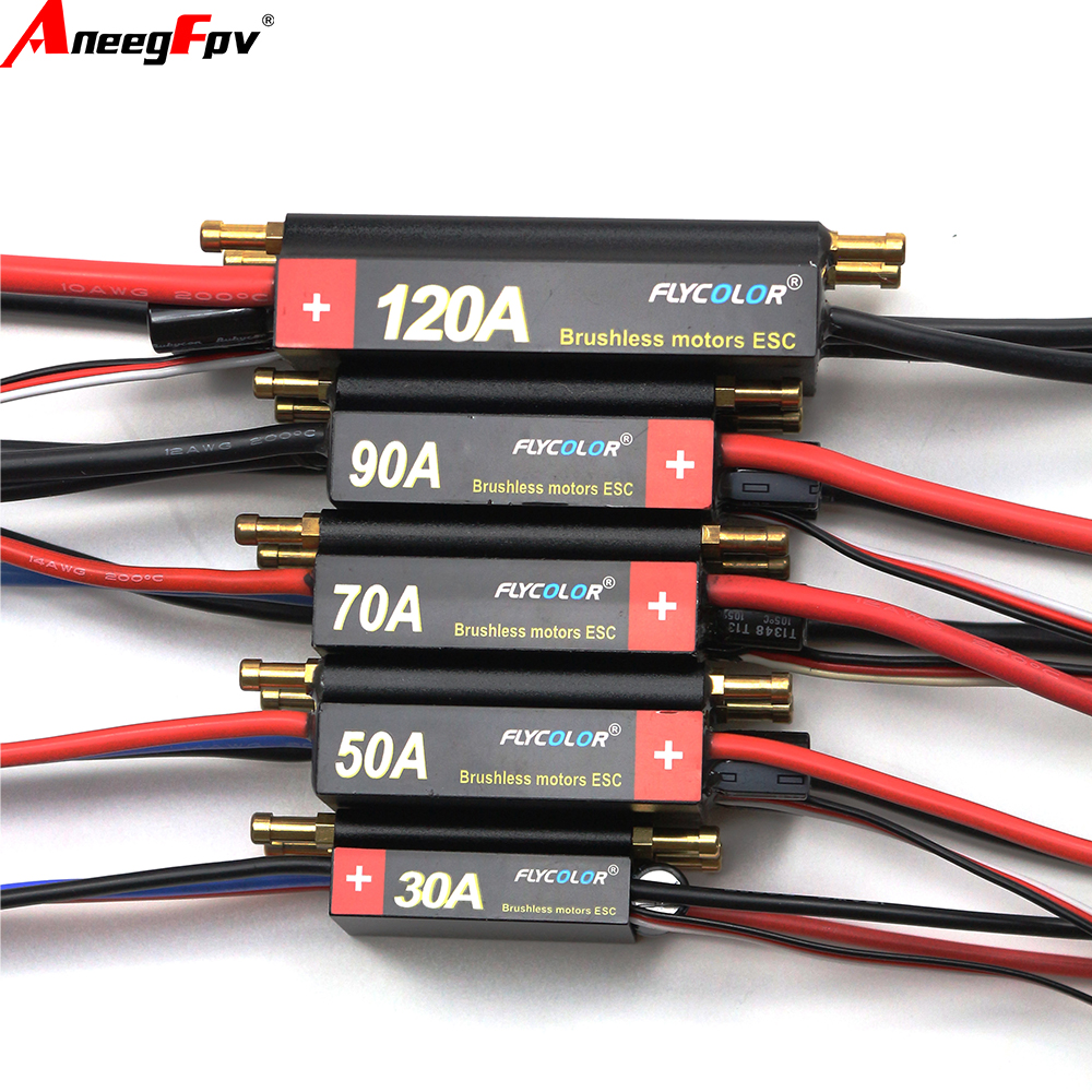 FlyColor 30A 50A 70A 90A 120A  - Rc Boat Brushless Motor review and price