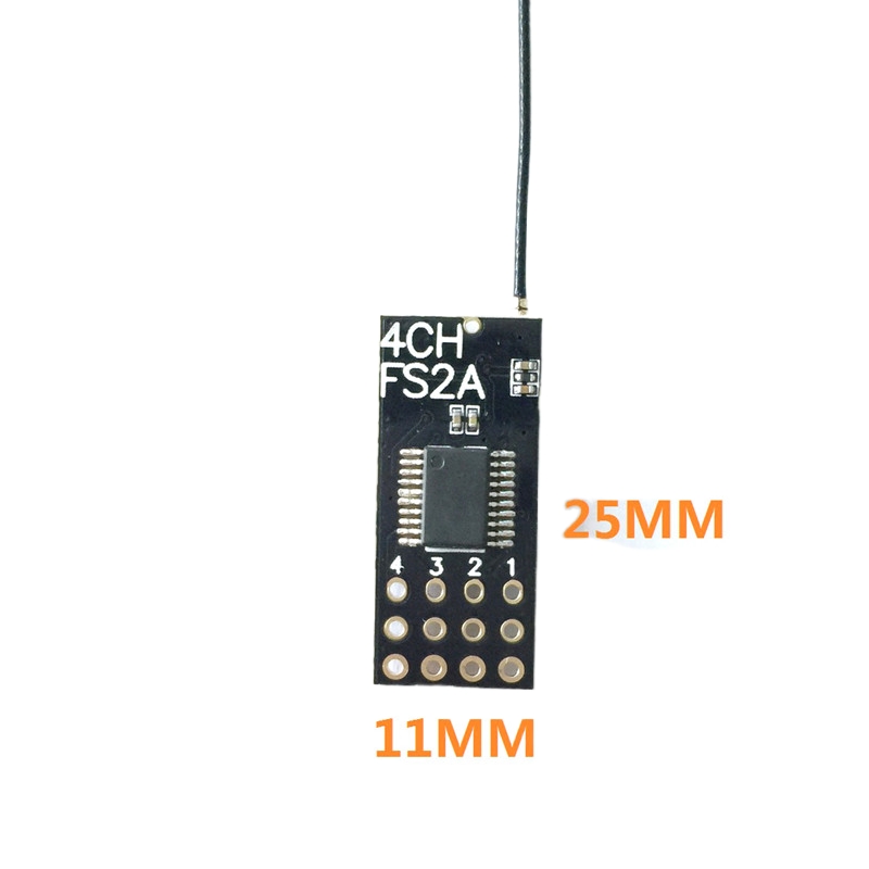 Flysky FS2A Mini Receiver 4CH  - Drone Helicopter Rc review and price