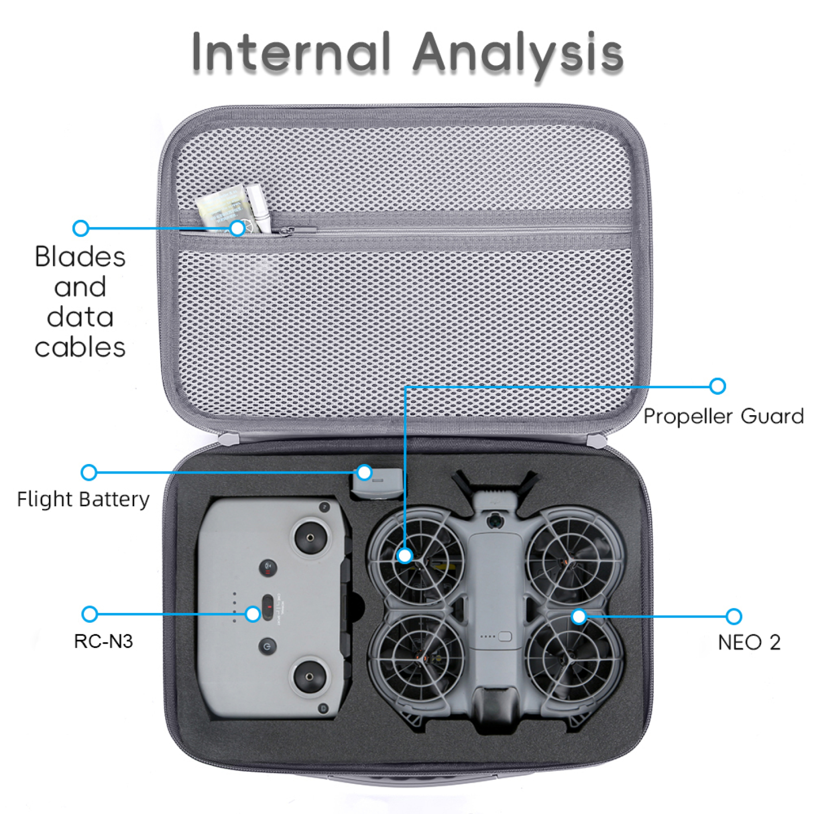 Carrying Case For DJI Neo2 Fly - Drone Dji Rc N3 review and price