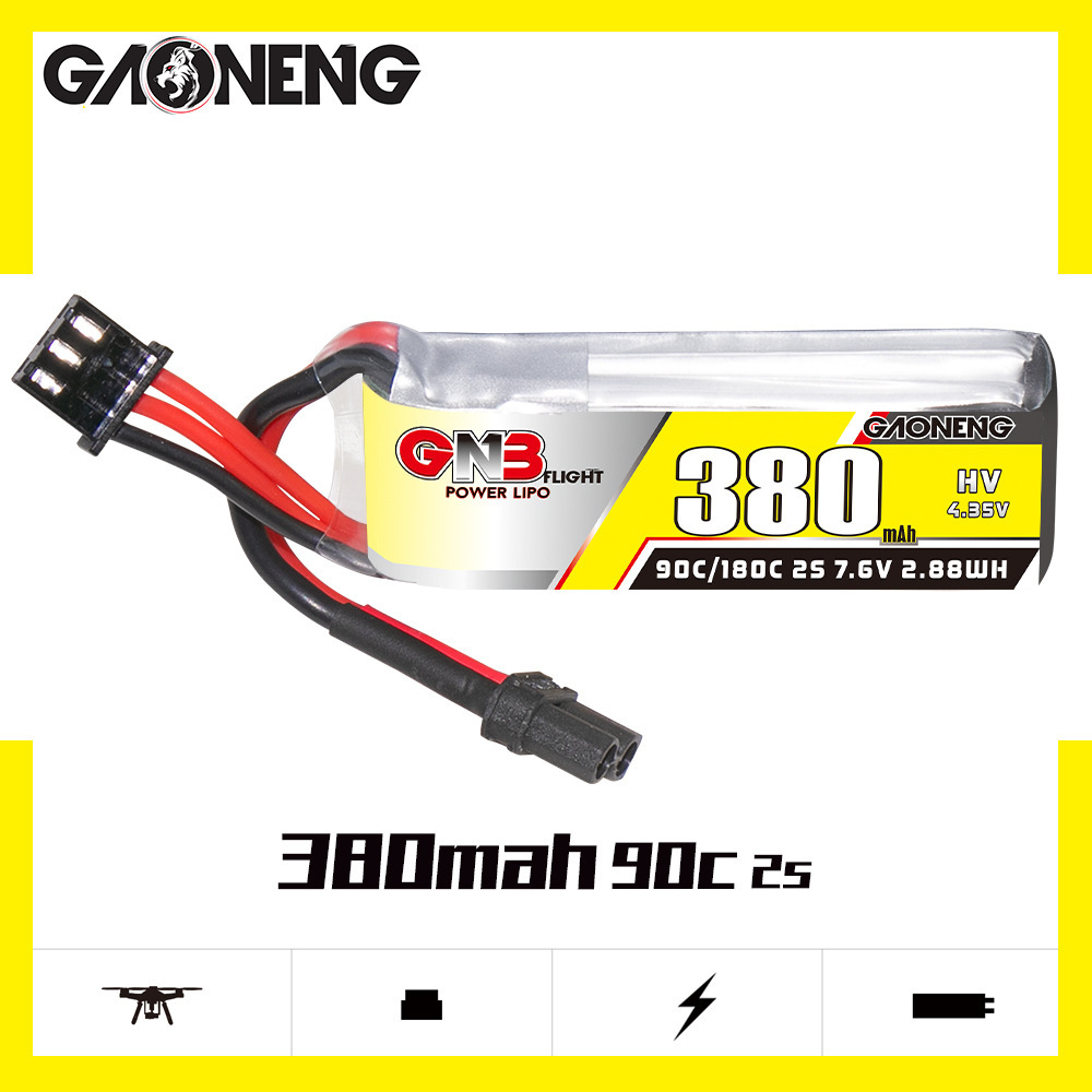 GNB 2S 7.6V 380mAh 90C/180C Li - Drone Rc Leading review and price