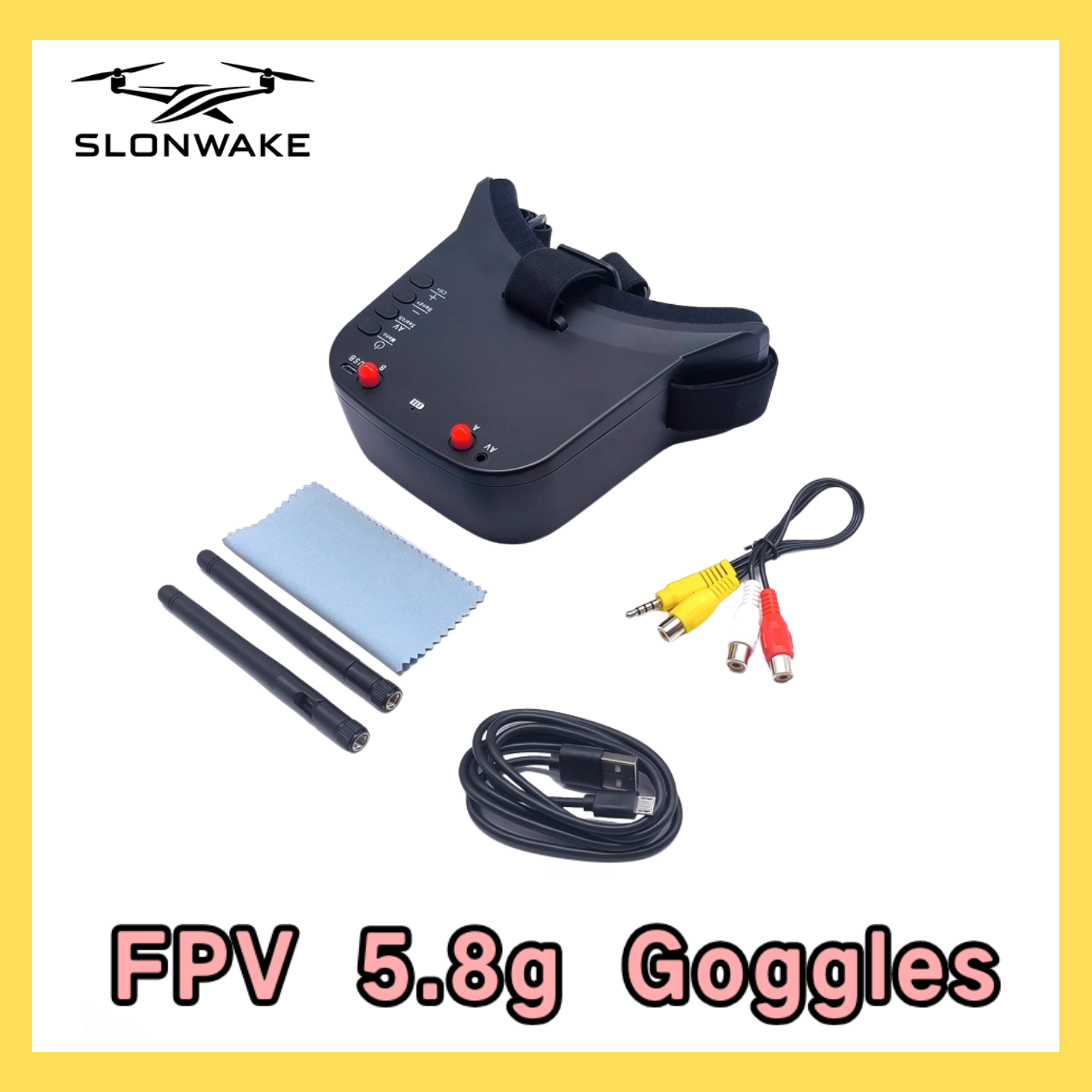 SLONWAKE 5.8G 48CH FPV 400mw V - Drone And Car review and price