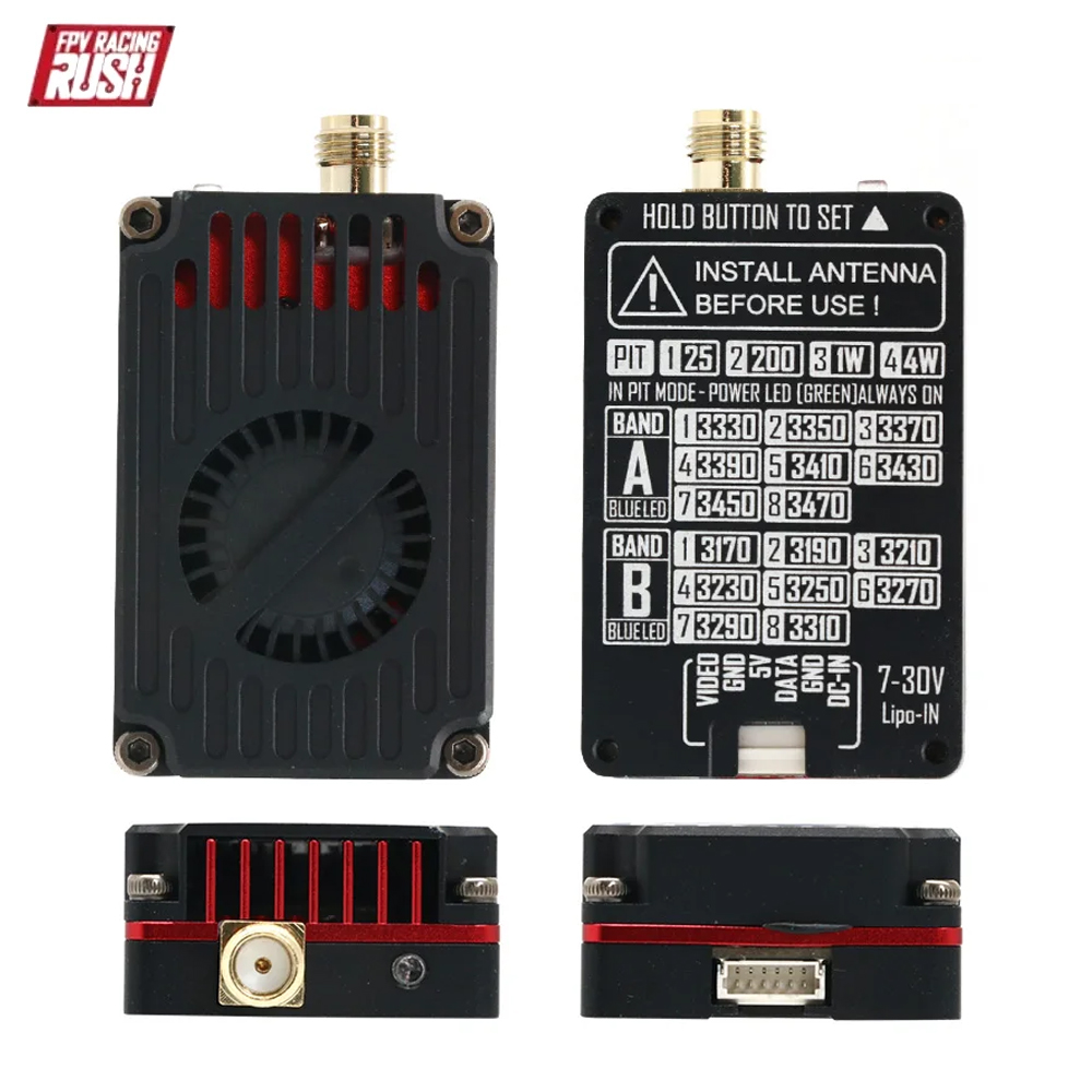 Rush Fpv Rushfpv 3.3G 4W Vtx T - Vtx Video Transmitter review and price