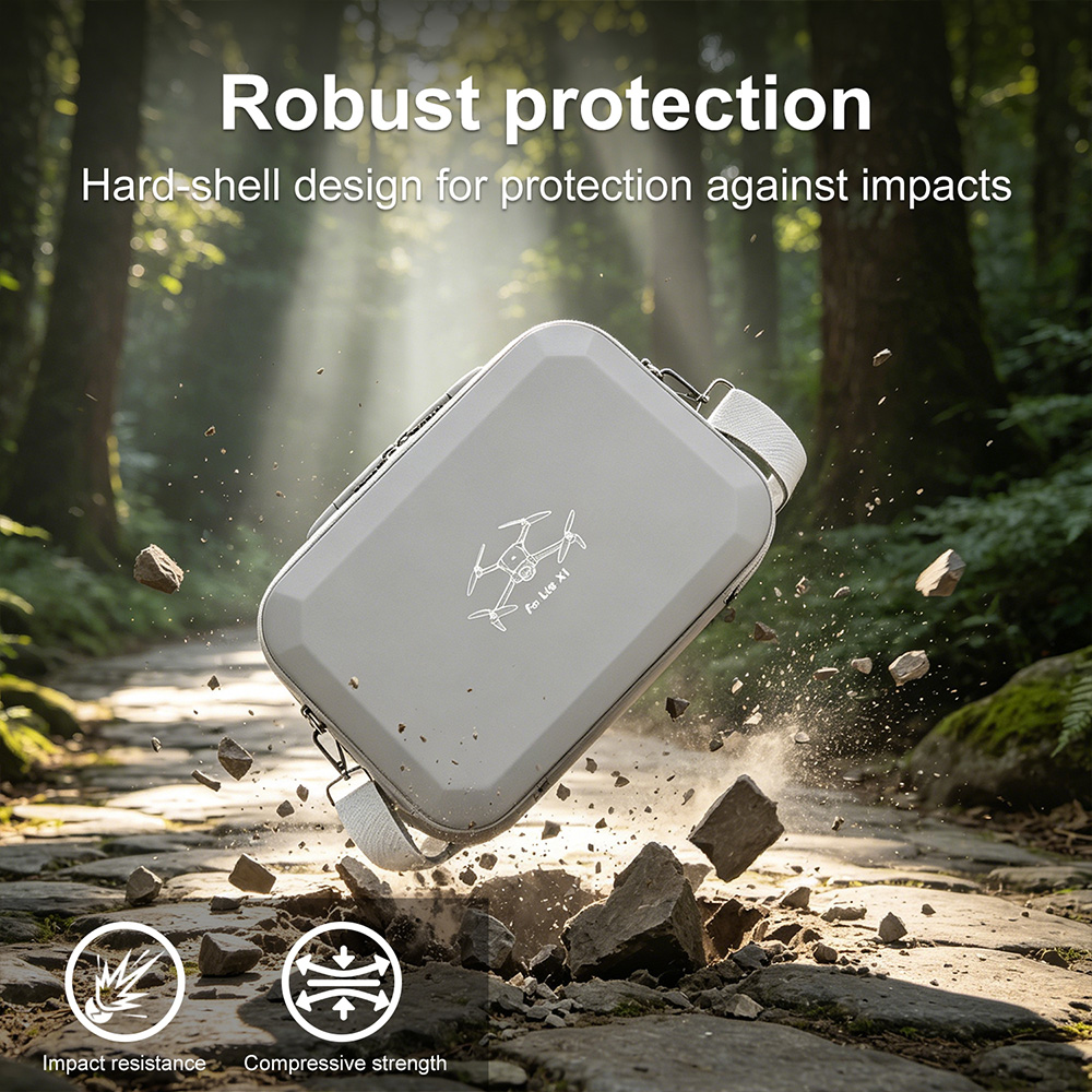 XFJI PU Leather Hard Shell Sho - Drone Dji Rc N1 review and price
