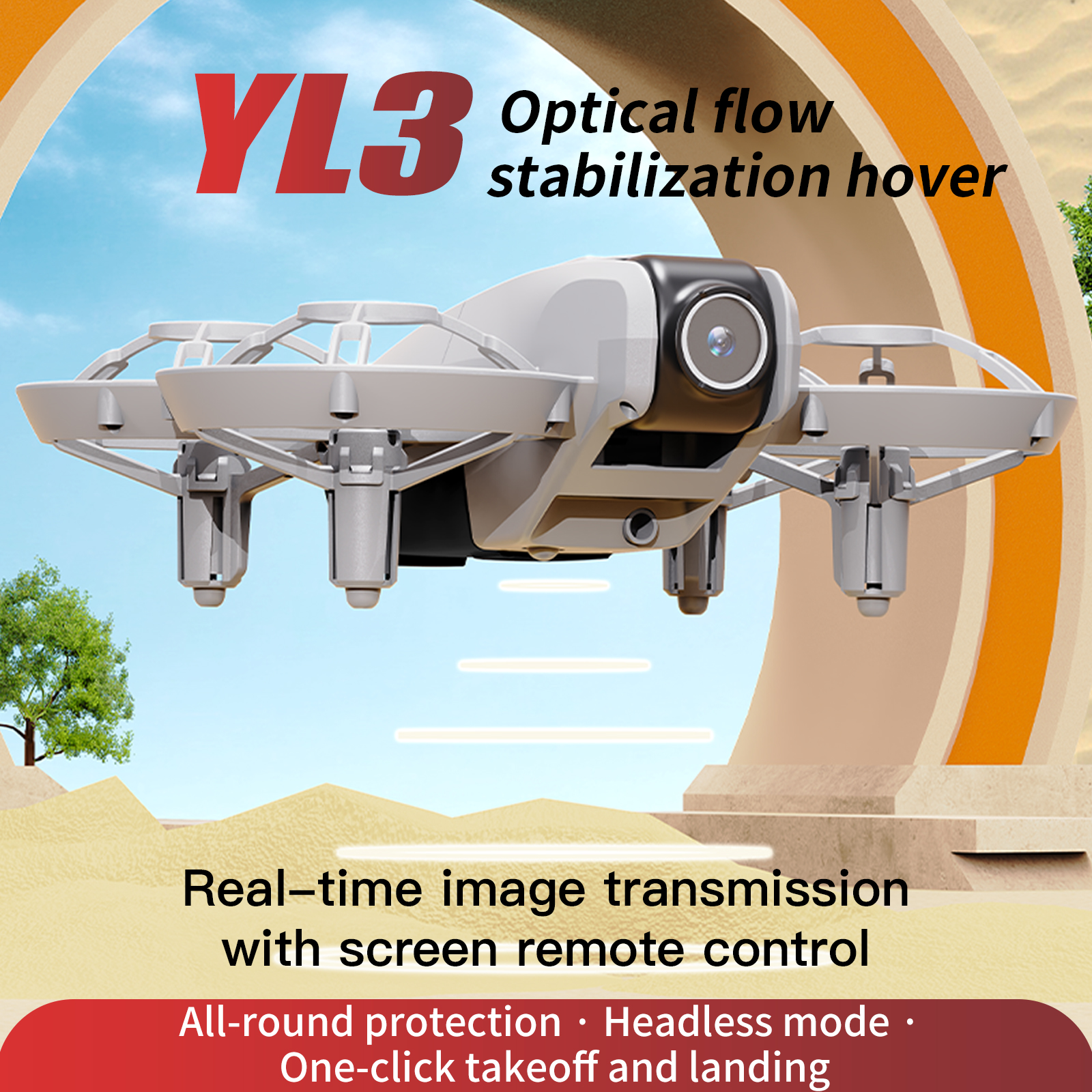 Optical Flow YT YL3 Mini Drone - Drone Rc Folding review and price