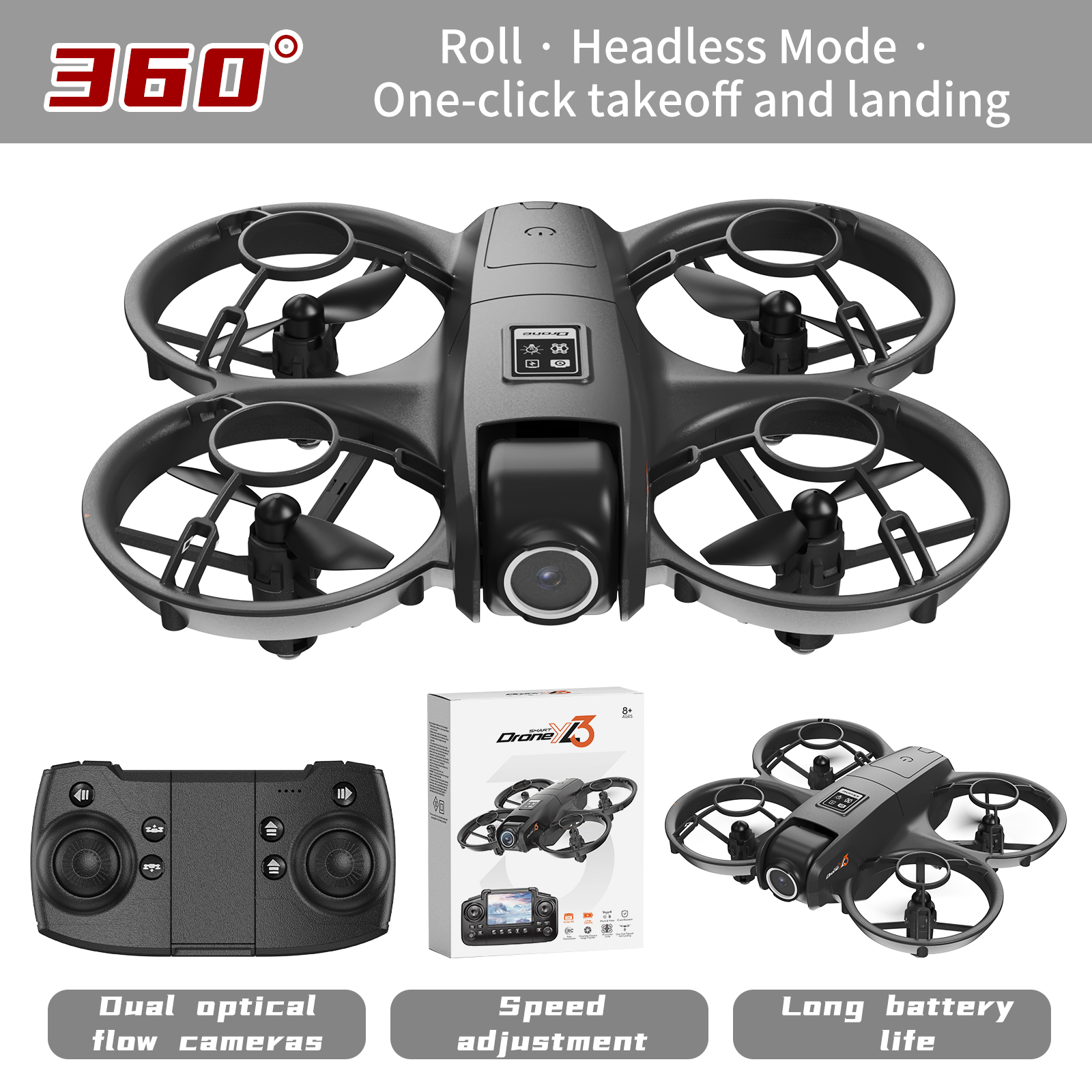 Optical Flow YT YL3 Mini Drone - Drone Rc Folding review and price