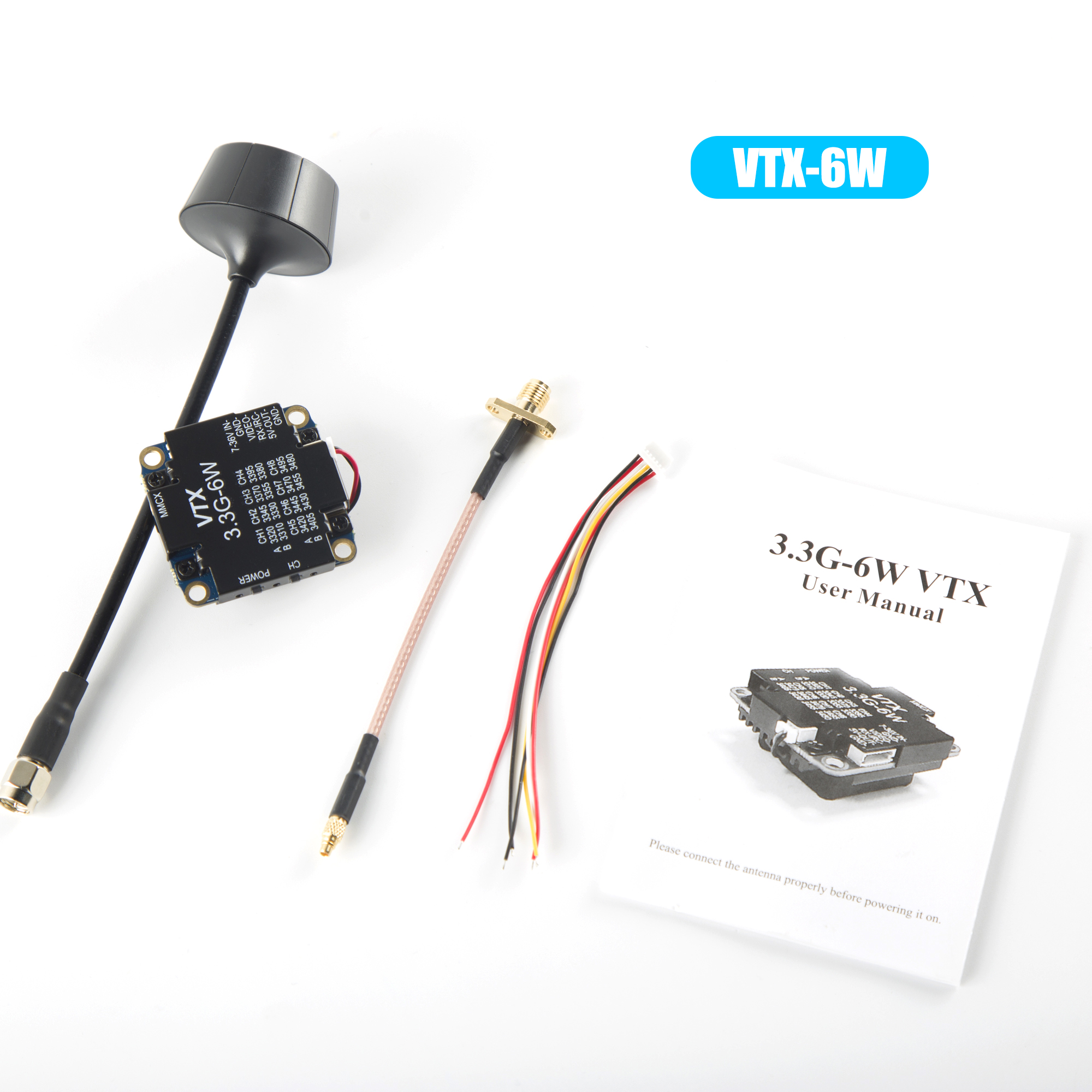 FPV Video Transmitter 3.3G 6W  - Drone Rc Toy review and price