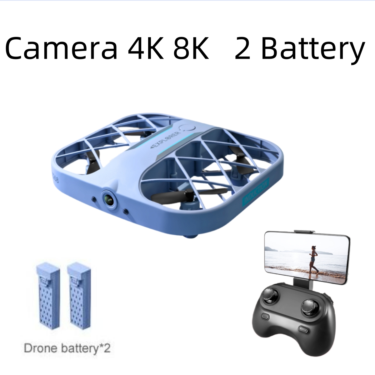 JJRC H107 FPV RC Drone with 2  - Drone Vera Rc review and price
